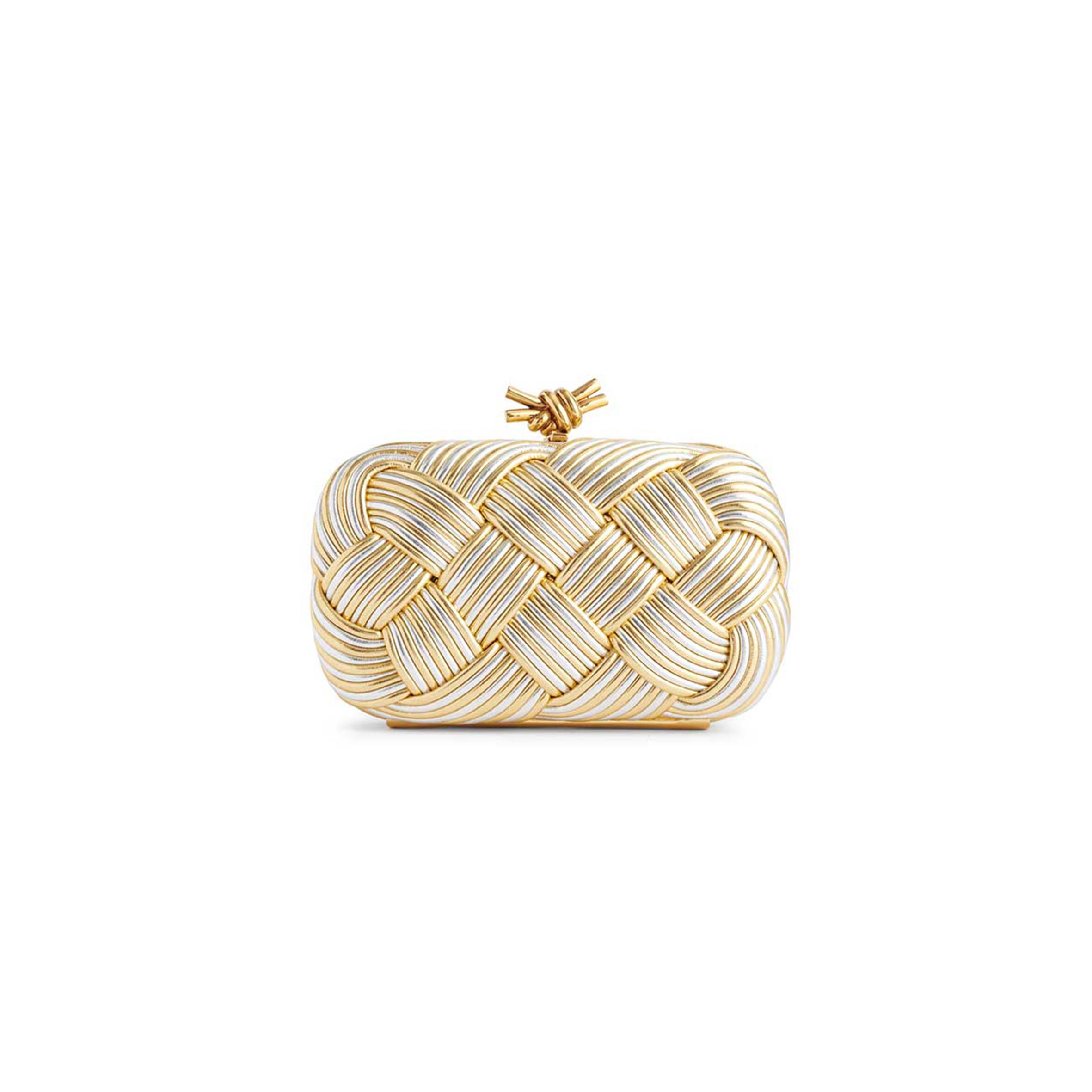 b0tt*ga Ven*ta signature-knot intreccio leather clutch bag 804532v4q318029 (19*11.5*5cm)